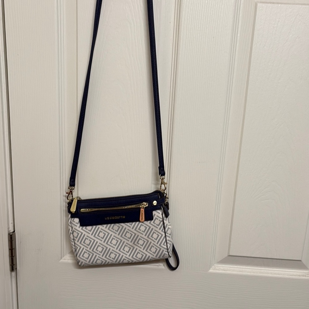 LeSportsac Navy and White Crossbody Bag